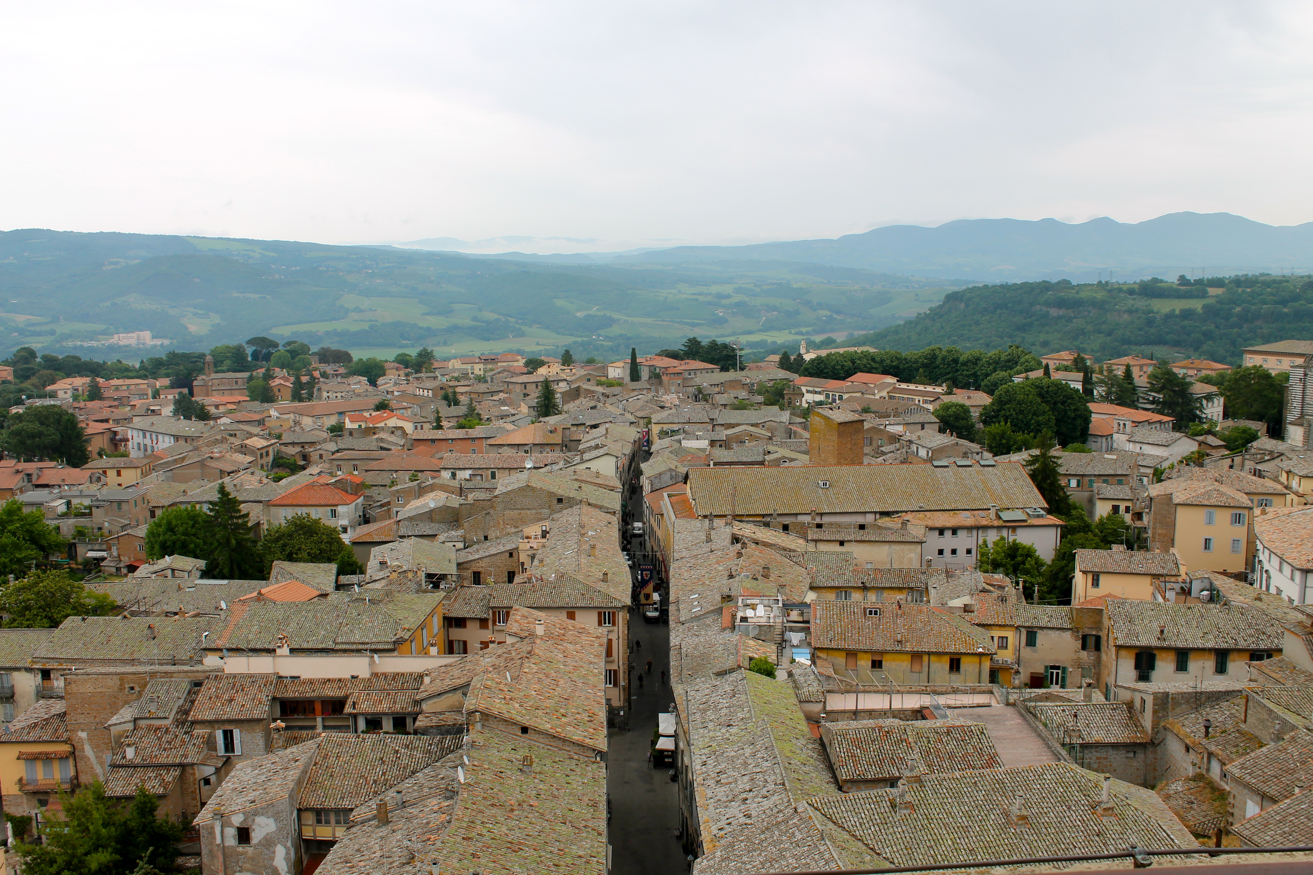 A picturesque view of Orvieto