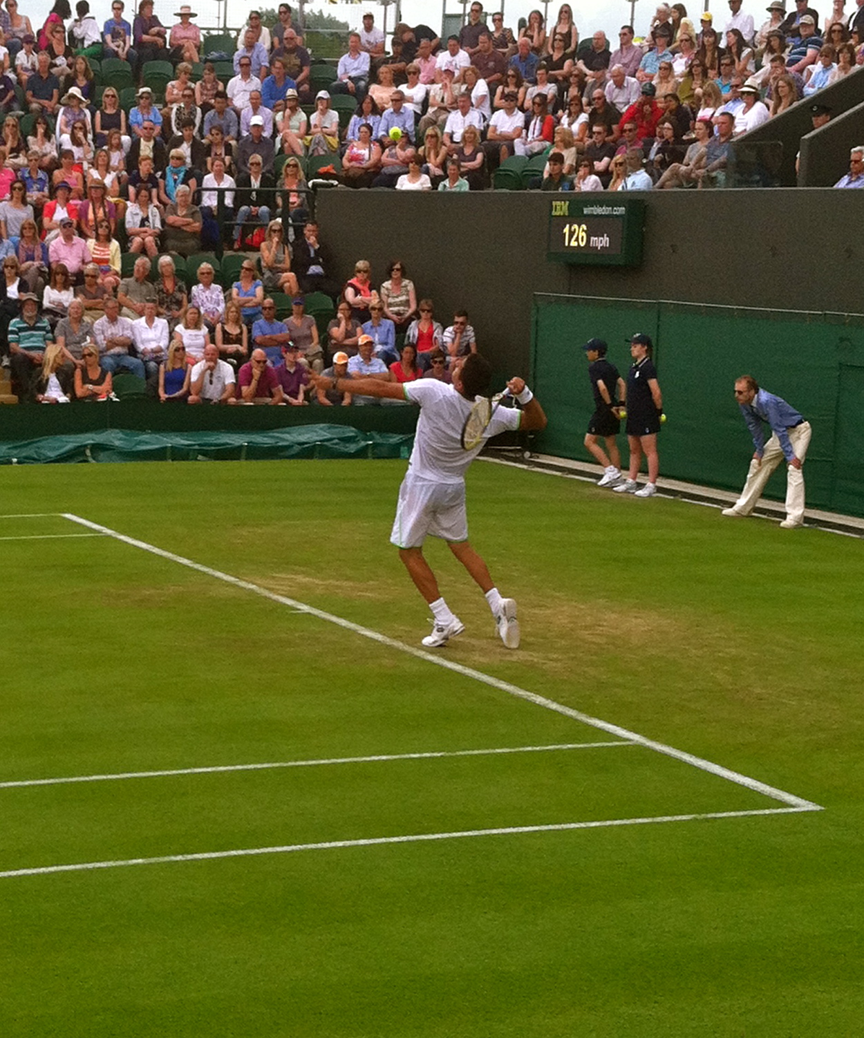 Wimbledon Tennis--Completely worth the lack of sleep and hours standing in the 