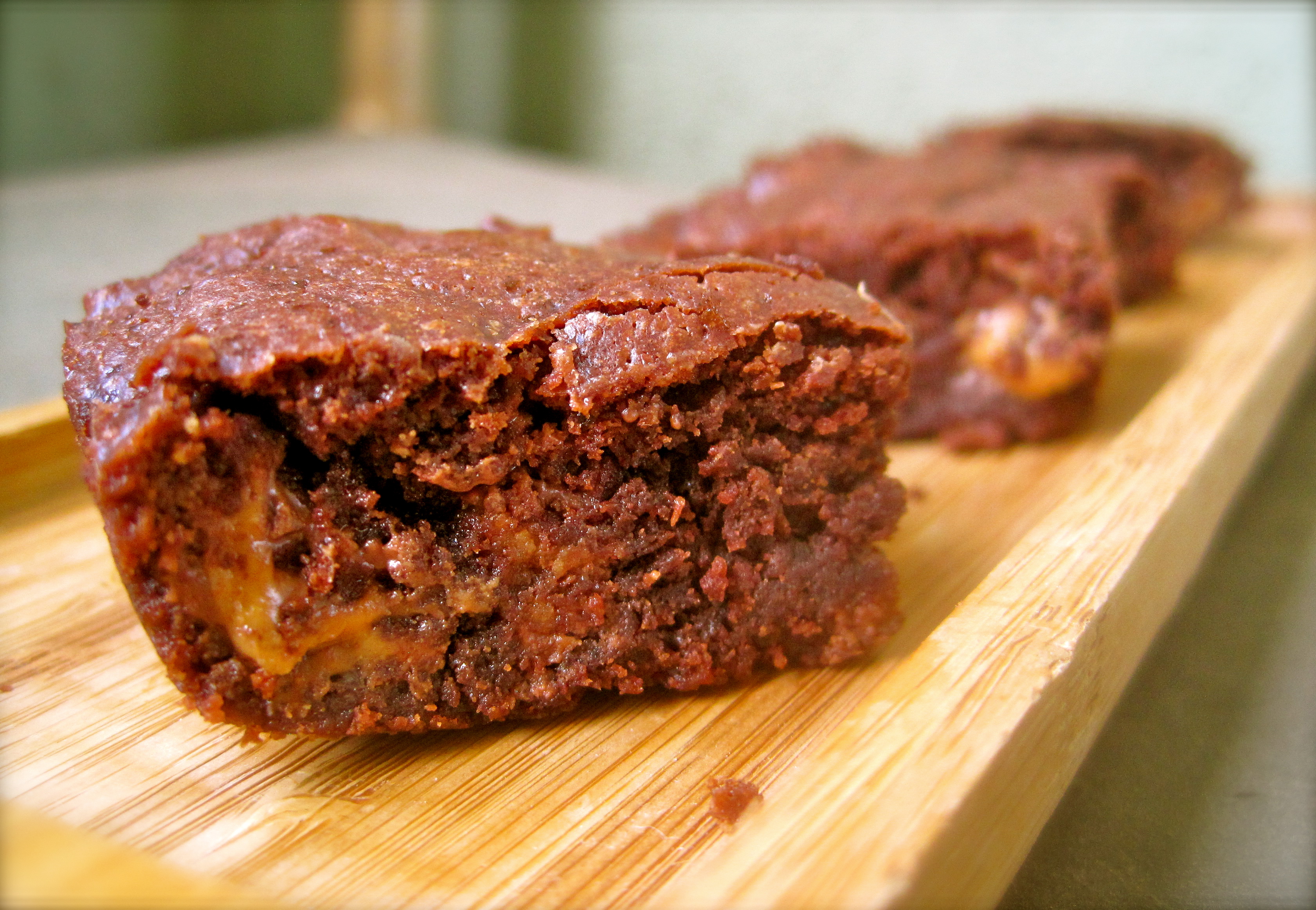 Fudgy Chocolate Brownies with Peanut Butter Cups